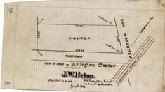 J. W. Brine 1889, Arlington 1890c Survey Plans